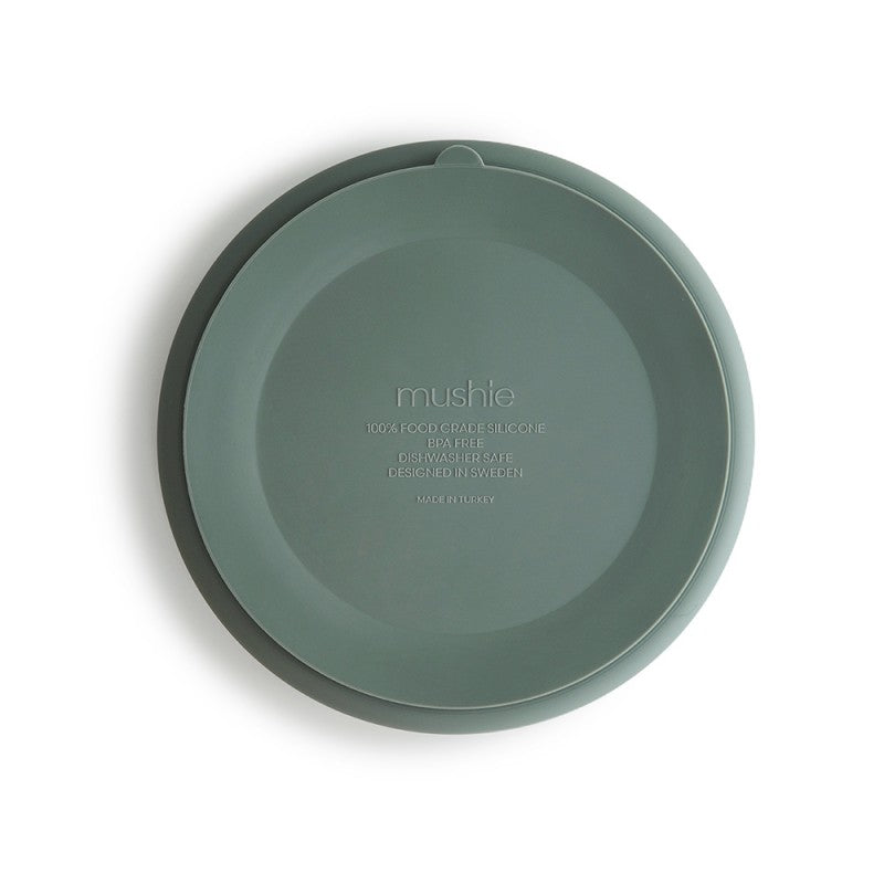 Plato con ventosa con compartimentos solid azul cambridge
