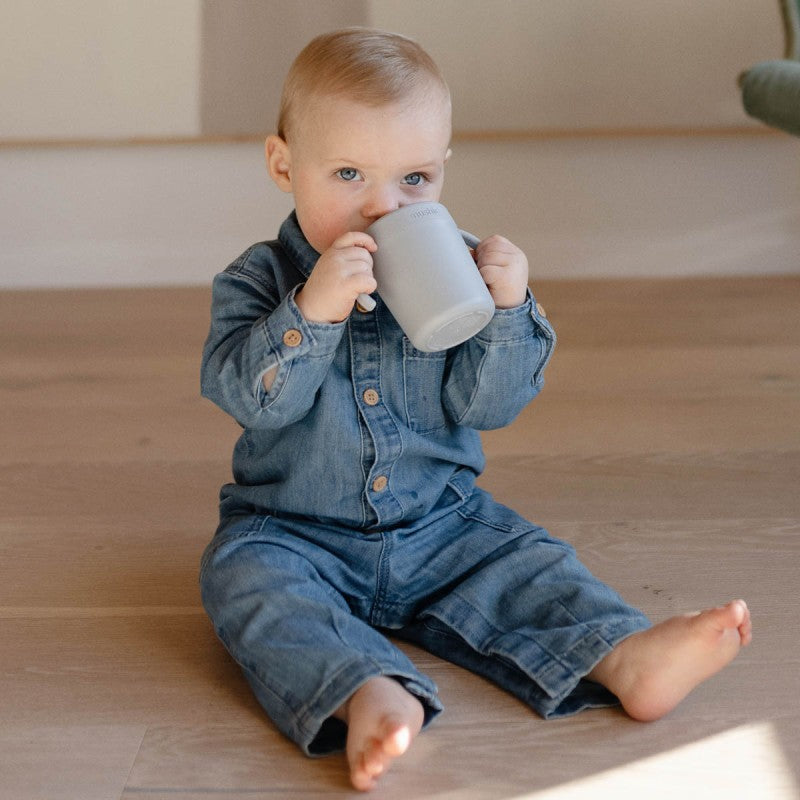 Taza didáctica con asas solid cloud